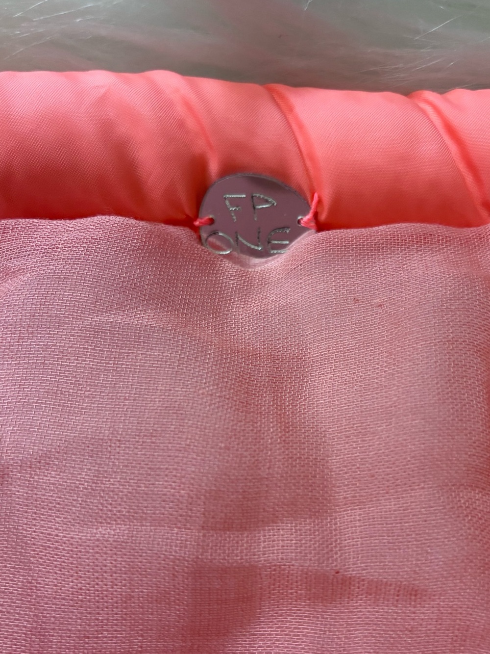 NWOT FP One x FP Movement Quilted Coral Gift Sack - Picture 7 of 8